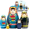 Развивающая игрушка Брестская Матрешка Содаты великой победы (набор 5 шт)