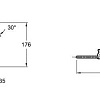 Смеситель Jacob Delafon Cuff E37303-CP