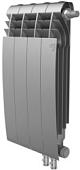 Биметаллический радиатор Royal Thermo BiLiner 500 Silver Satin VR (4 секции)