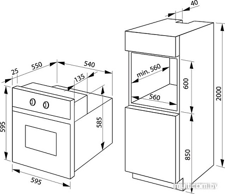 Духовой шкаф Hansa BOEI68461