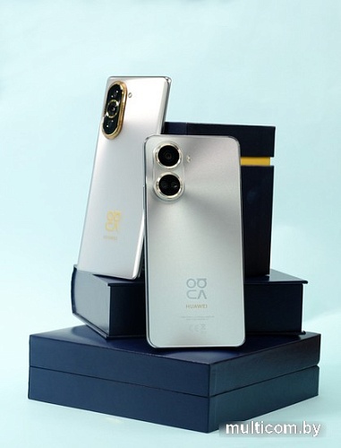 Смартфон Huawei nova 10 SE BNE-LX1 с NFC 8GB/256GB (мерцающий серебристый)