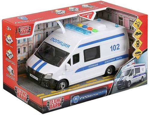 Игрушечный транспорт Технопарк ГАЗель NEXT Полиция NEXTVAN-22PLPOL-WH