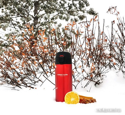 Термокружка BIOSTAL Crosstown NMU-R 420мл (красный гранат)