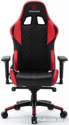 Кресло Evolution Racer (черный/красный)