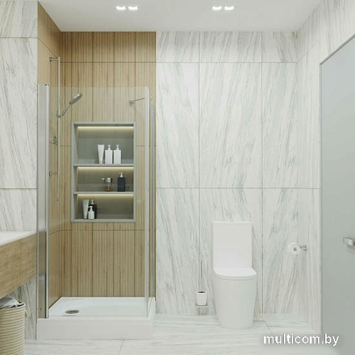 Душевой уголок Triton Форта Хром А1 90х90 (прозрачное стекло)