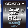 Карта памяти A-Data Premier SDXC UHS-I (Class 10) 64GB (ASDX64GUICL10-R)