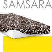 Постельное белье Samsara Завитки шоколад 160Пр-6 160x210