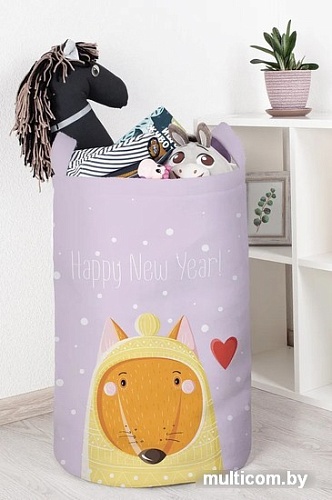 Корзина JoyArty Милая лисичка в шапке toba_290617_L