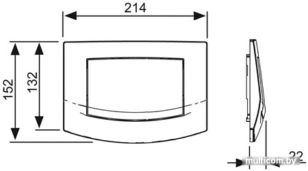 Tece Ambia 9240225 (хром матовый)