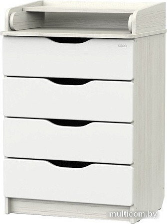 Детский комод Атон Мебель Сириус 604 Wood (древесина белая)