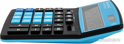 Бухгалтерский калькулятор BRAUBERG Extra Color-12-BKBU 250476 (черный/голубой)