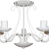 Люстра средней высоты Элетех Классик 151 НПБ 01-5х60-141 1005404788 (белый муар)