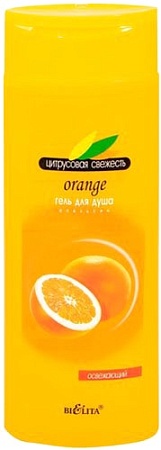 Косметика по уходу за телом Belita Гель для душа Цитрусовая свежесть апельсин освежающий 400 мл