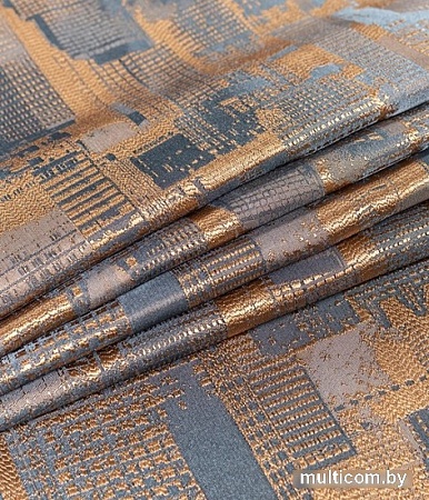 Штора Legrand Мегаполис 2x2.6 м 58120647 (серый/золото)