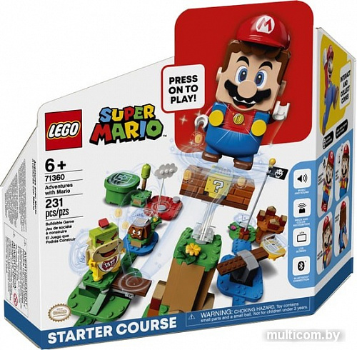 Конструктор LEGO Super Mario 71360 Приключения вместе с Марио - Стартовый набор