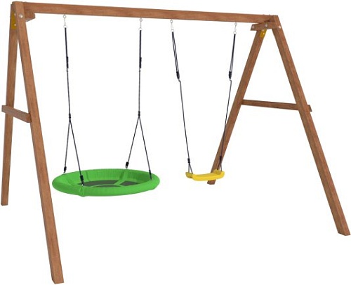 Стационарные качели Красная звезда с качелями гнездо Свиби Р911-19