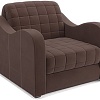 Кресло-кровать Мебель-АРС Барон №4 (велюр, молочный шоколад НВ-178 13)