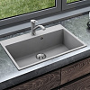 Кухонная мойка Ulgran Quartz Forte 760 (уголь)