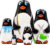 Развивающая игра Брестская Матрешка Семья пингвинов (набор 5 шт)