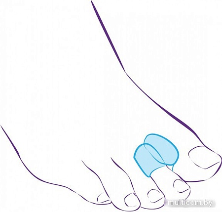 Межпальцевая перегородка Trives СТ-54.3 с петлей на второй палец стопы L