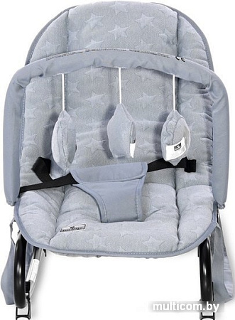 Шезлонг Lorelli Eliza Luxe 2021 (silver blue stars)
