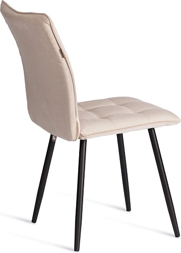 Стул TetChair Bari LT флок (бежевый/черный)