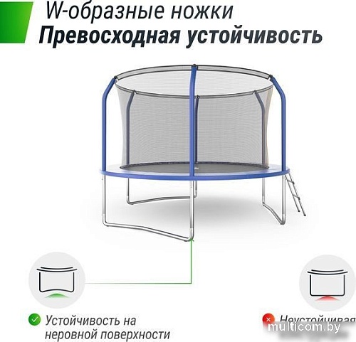 Батут Unix Line Supreme Basic 10 ft (blue)