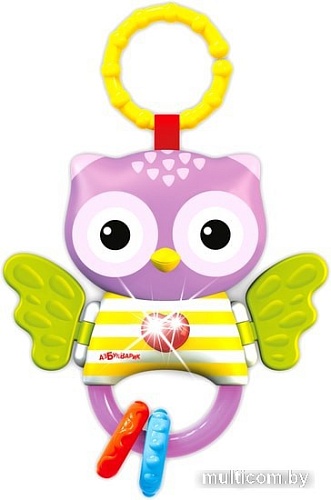 Погремушка Азбукварик Люленьки. Музыкальная Совушка 4680019286105