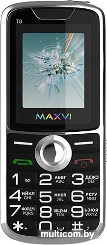 Мобильный телефон Maxvi T8 (черный)