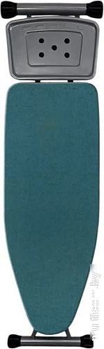 Чехол для гладильной доски Comfort Alumin С подложкой 120x42см (лен/мятно-бирюзовый)