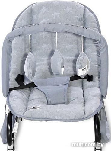 Шезлонг Lorelli Eliza Luxe 2021 (silver blue stars)