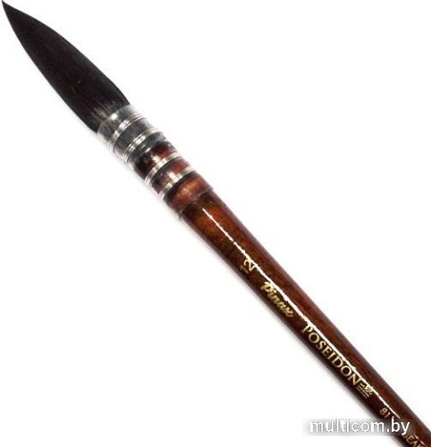 Кисть для рисования Pinax Poseidon №12 811012 (белка микс, круглая)