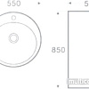 Умывальник WeltWasser Merzbach 007 GL-WT