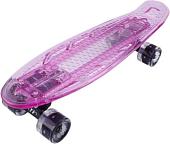 Пенниборд Tech Team Transparent Light 22&quot; 2021 (розовый)