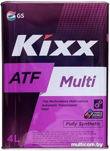 Трансмиссионное масло Kixx ATF Multi 4л