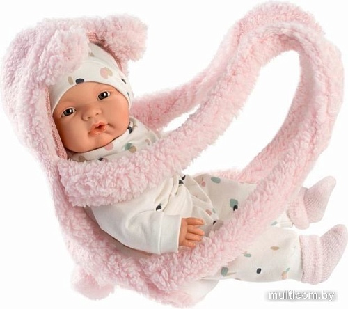 Пупс Llorens Джоэль с розовой сумочкой 38946