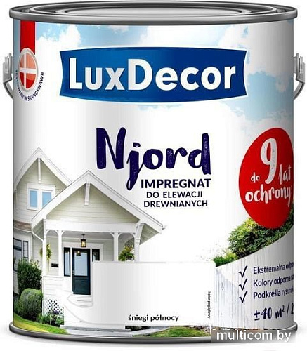 Антисептик LuxDecor Njord 2.5 л (полярный снег)