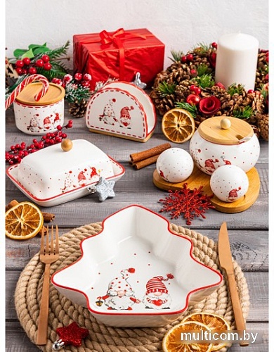 Блюдо Elan Gallery Веселые гномики 540596