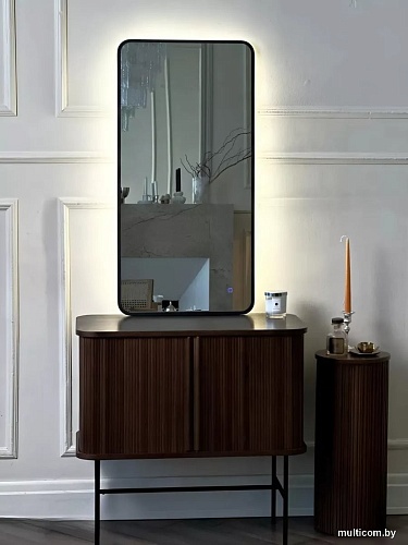 Зеркало с подсветкой eMZe Smartphone 50x100 LED.UV.SMART.50.100.CHE (черный)