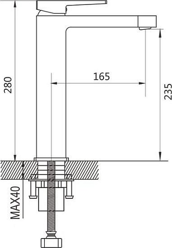 Смеситель Shevanik S6811T