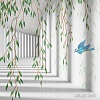 Виниловые обои Citydecor Flower Tunnel 3D 1 300x150
