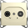 Розетка телевизионная Schneider Electric Glossa GSL000294 (бежевый)