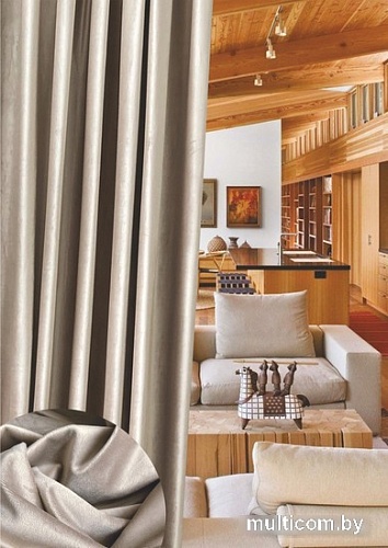 Штора Ника Зварико 7250270 2.5x2.7 м (серый/бежевый 19)