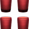Набор стаканов для воды и напитков Vista Alegre Bicos Red 49000012 (4 шт)