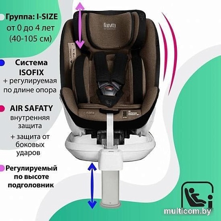 Детское автокресло Nuovita Maczione NiS1-1 (шоколадный)