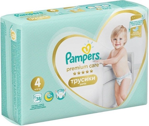 Трусики-подгузники Pampers Premium Care Pants 4 (38 шт)