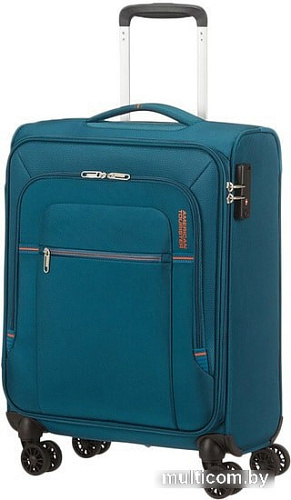 Чемодан-спиннер American Tourister Crosstrack Navy/Orange 55 см (4 колеса)
