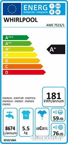 Стиральная машина Whirlpool AWE 7515/1