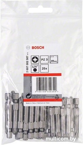 Набор бит Bosch 2607002507 (25 предметов)
