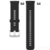 Ремешок Rumi силиконовый для Huawei Watch FIT, Watch FIT Elegant (черный)